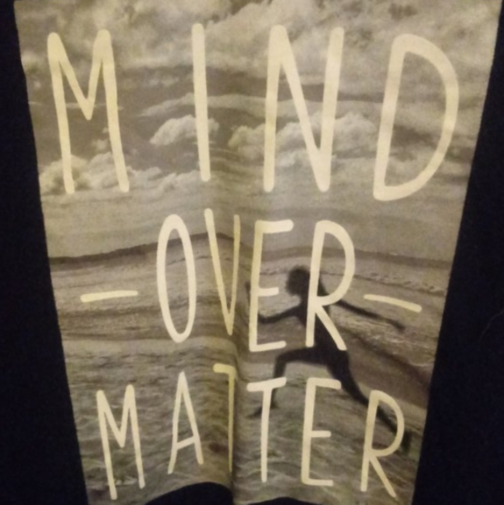 V-Neck "Mind Over Matter" T-shirt